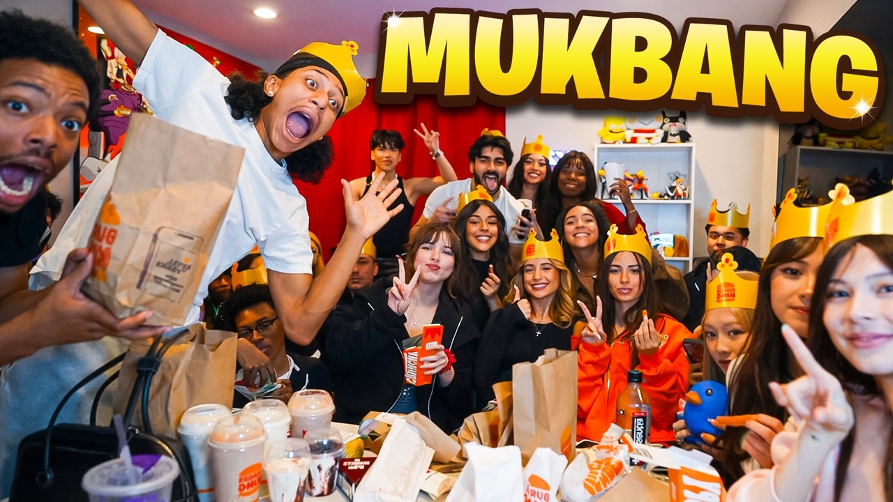 I Hosted a Party, But Every Guest Had to Join My Mukbang..