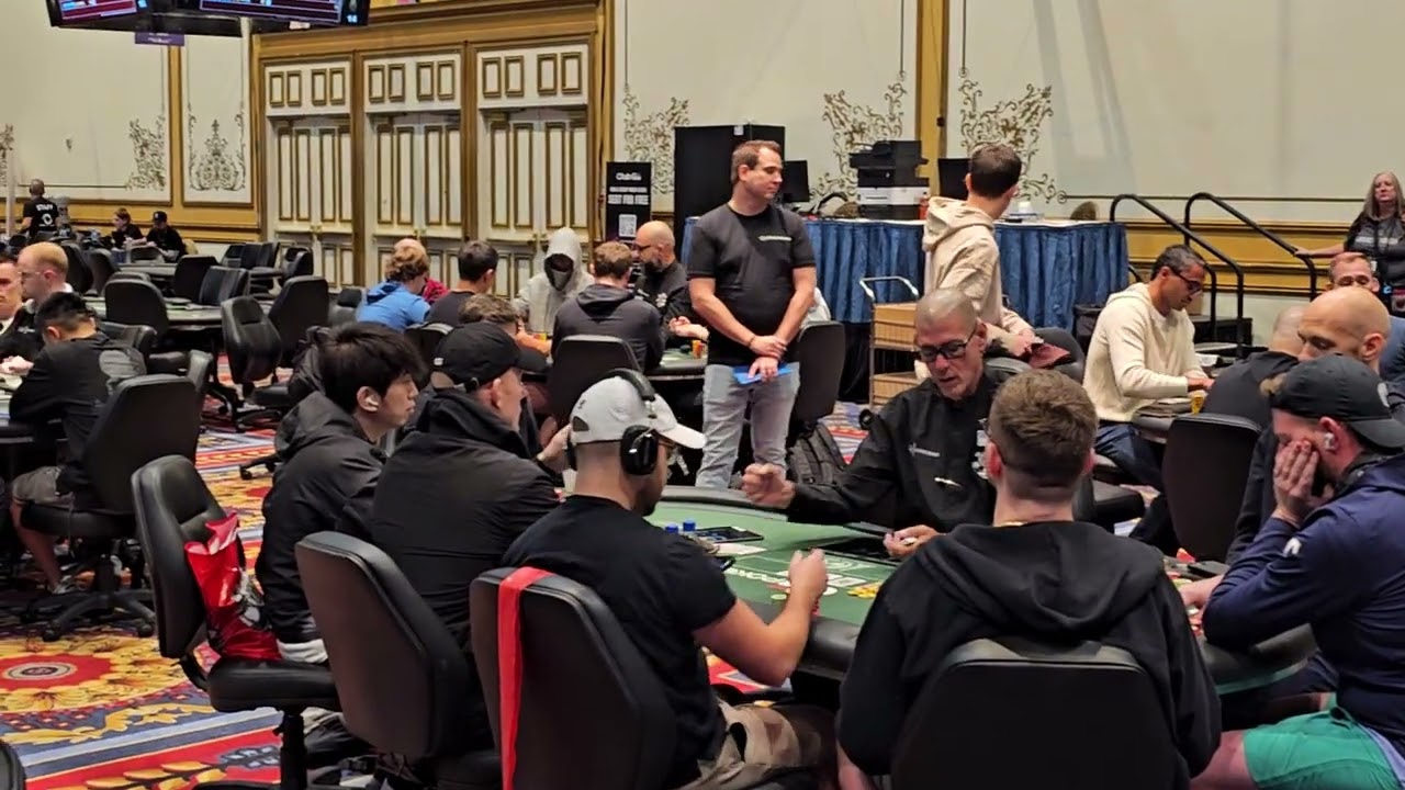 100K High Roller Event - WSOP Tournament, Horseshoe Casino . . . .