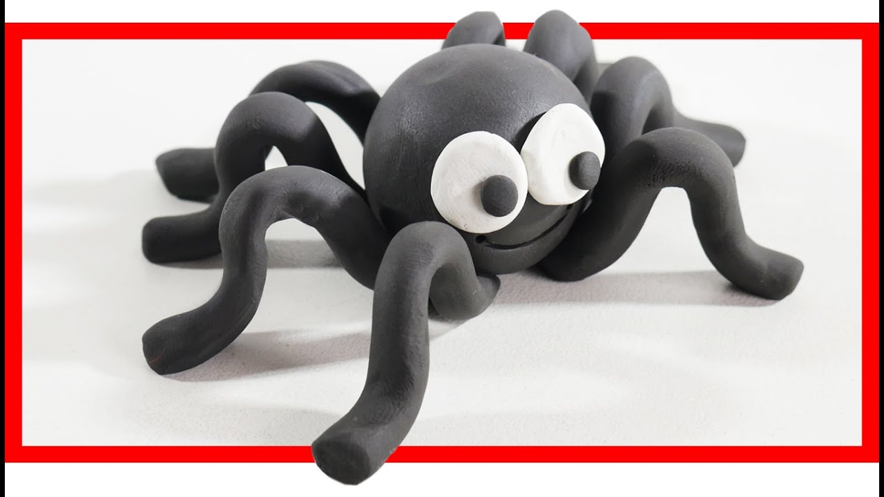 Как сделать паука из пластилина 🕷️ Легкое пошаговое руководство