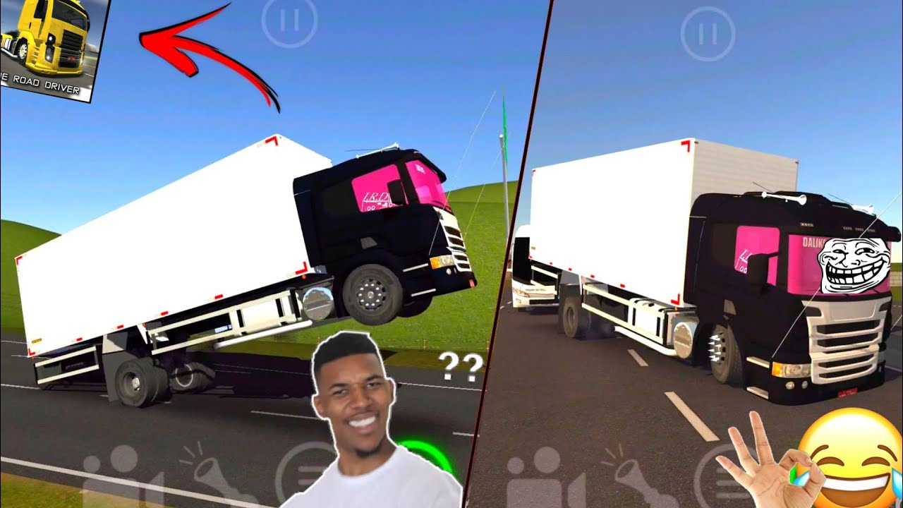 Essa Scania tem pressão demais kkkkkkk