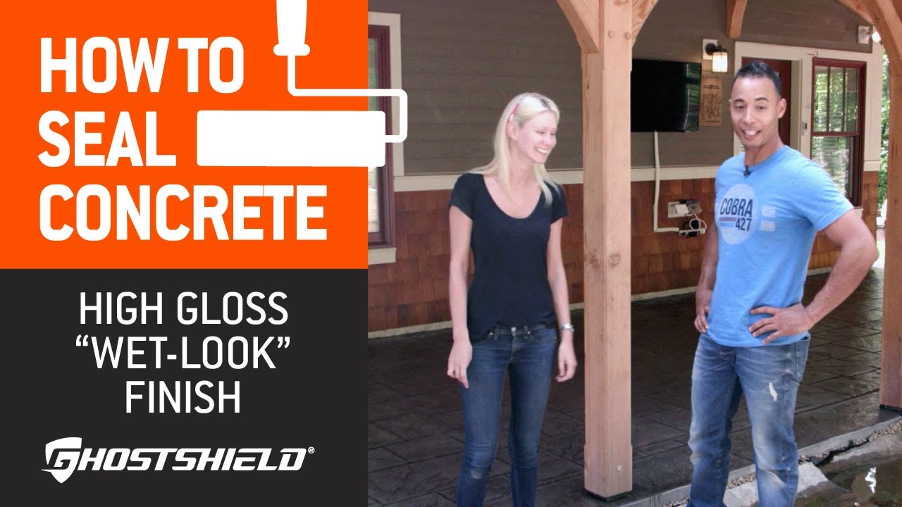 How To Seal Concrete: High-Gloss 