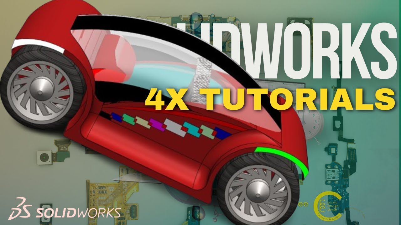 How to make a beautiful car in Solidworks | Automobile design|  4x Speed Tutorial