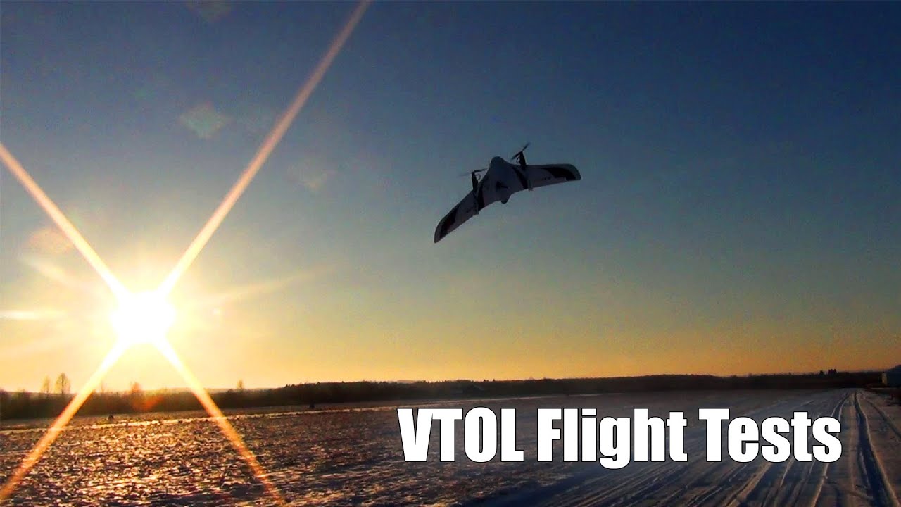 VTOL Tailsitter. Испытательные полеты.