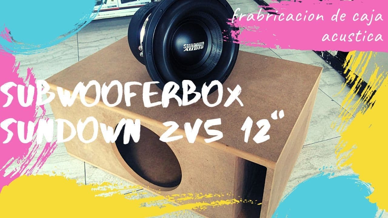 caja ac&uacute;stica para un subwoofer sundown audio ZV5 12
