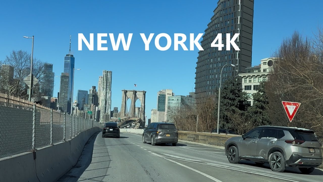 4K New York - Driving tour from Brooklyn to Manhattan - Jan 20, 2026