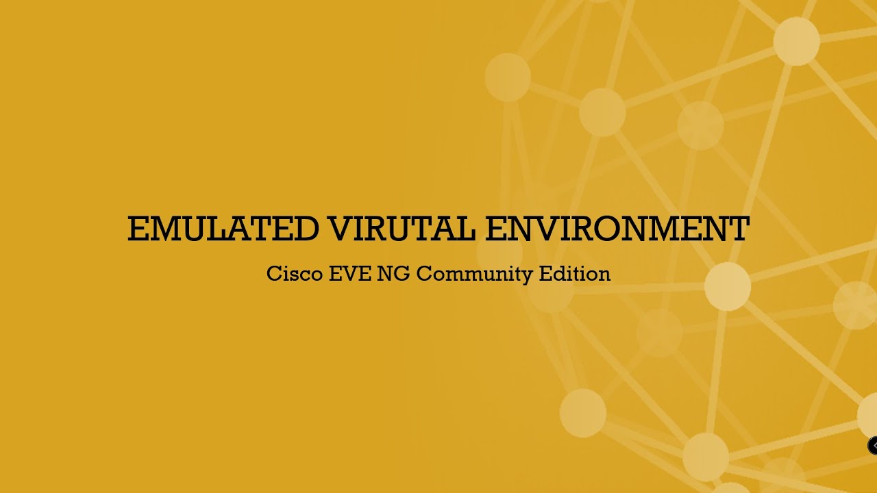 Cisco EVE Installation || Download || Initial Configuration || Emulated Virtual Environment | VMWare