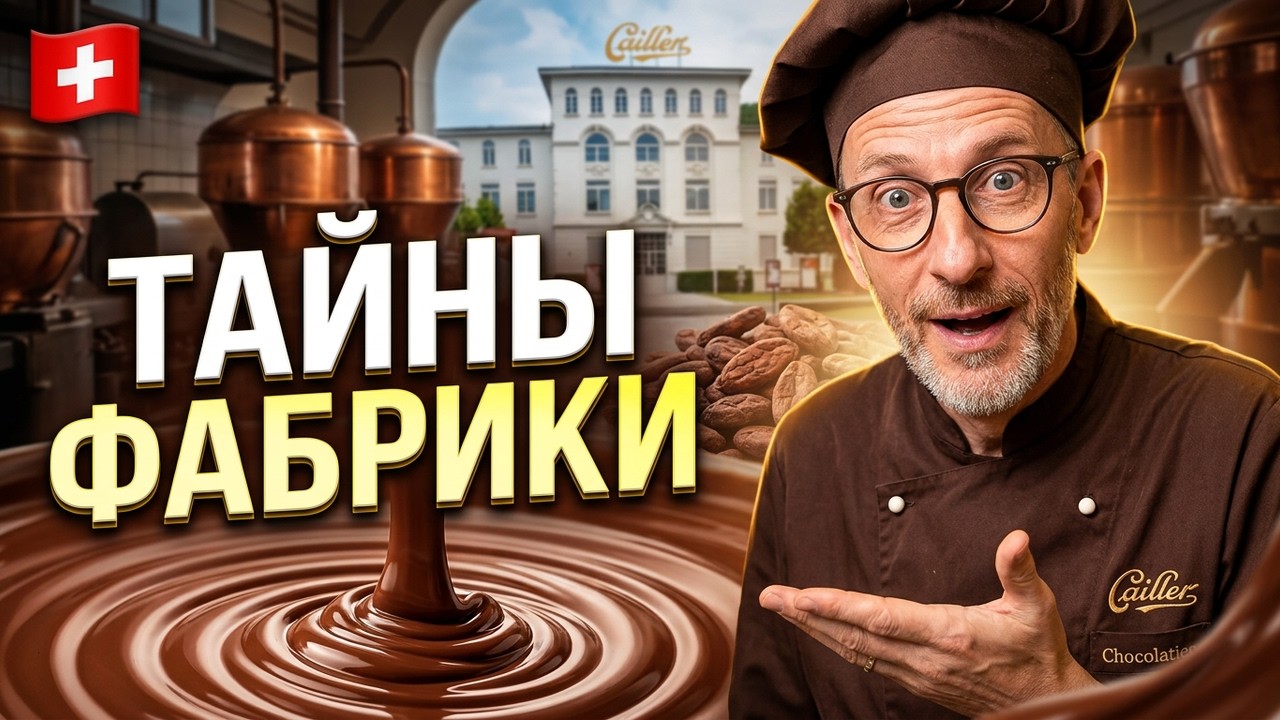 Внутри Cailler ТОП 3 Секрета Лучшей Шоколадной Фабрики