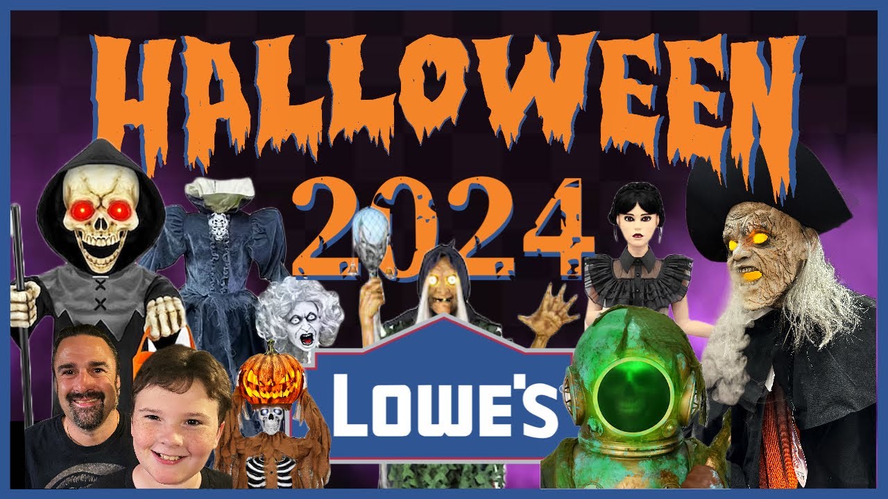 Lowes Halloween 2024 Full Animatronic Demo & Shopping Walkthrough! Code Orange Shop With Me!