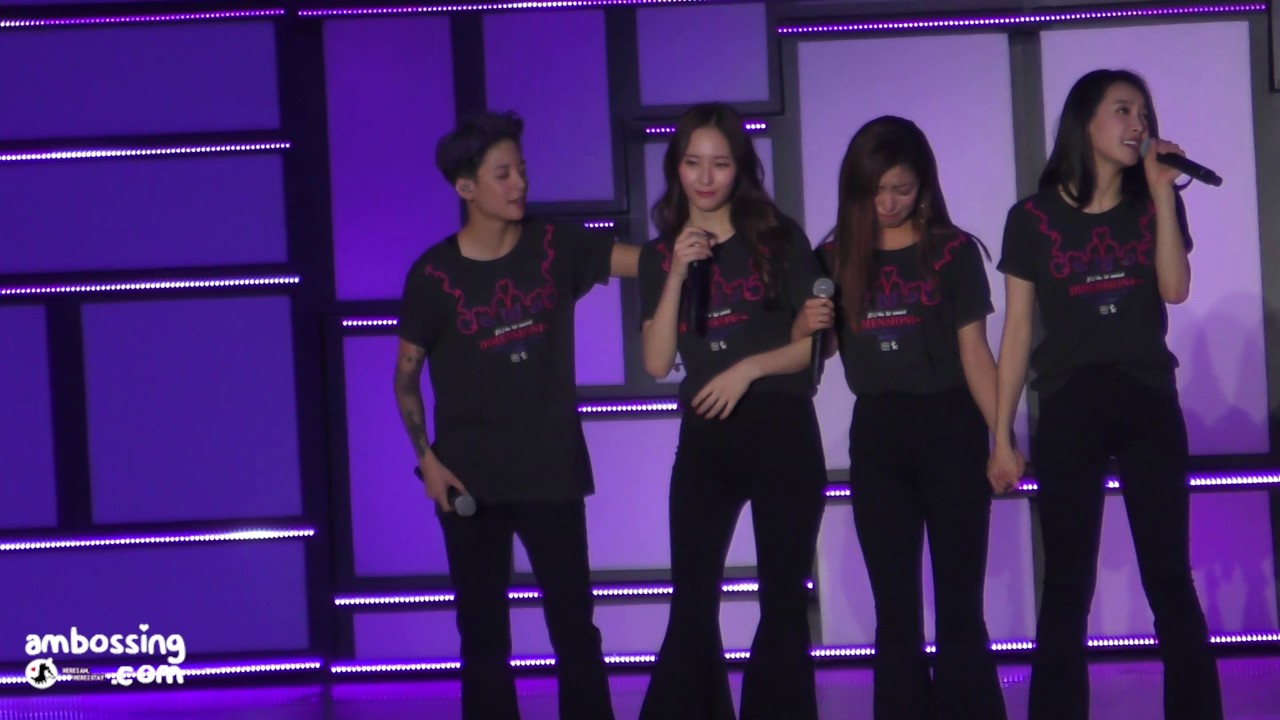 161103 Dimension 4 Encore, Ending page 엠버 Amber & f(x) focused fancam