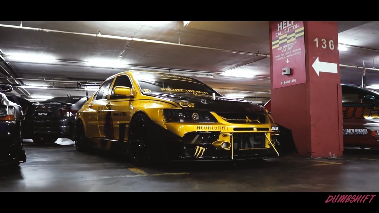 Japan Car Meet Tokyo Drift Cars Rolling Speed Night UNDERGROUND CAR