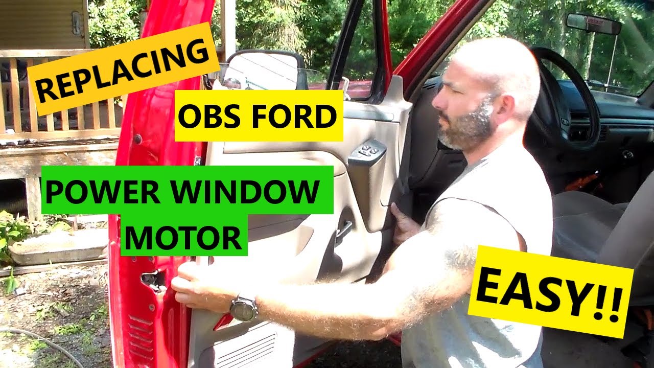 Замена электродвигателя стеклоподъемника Ford 80-96 годов — легко!