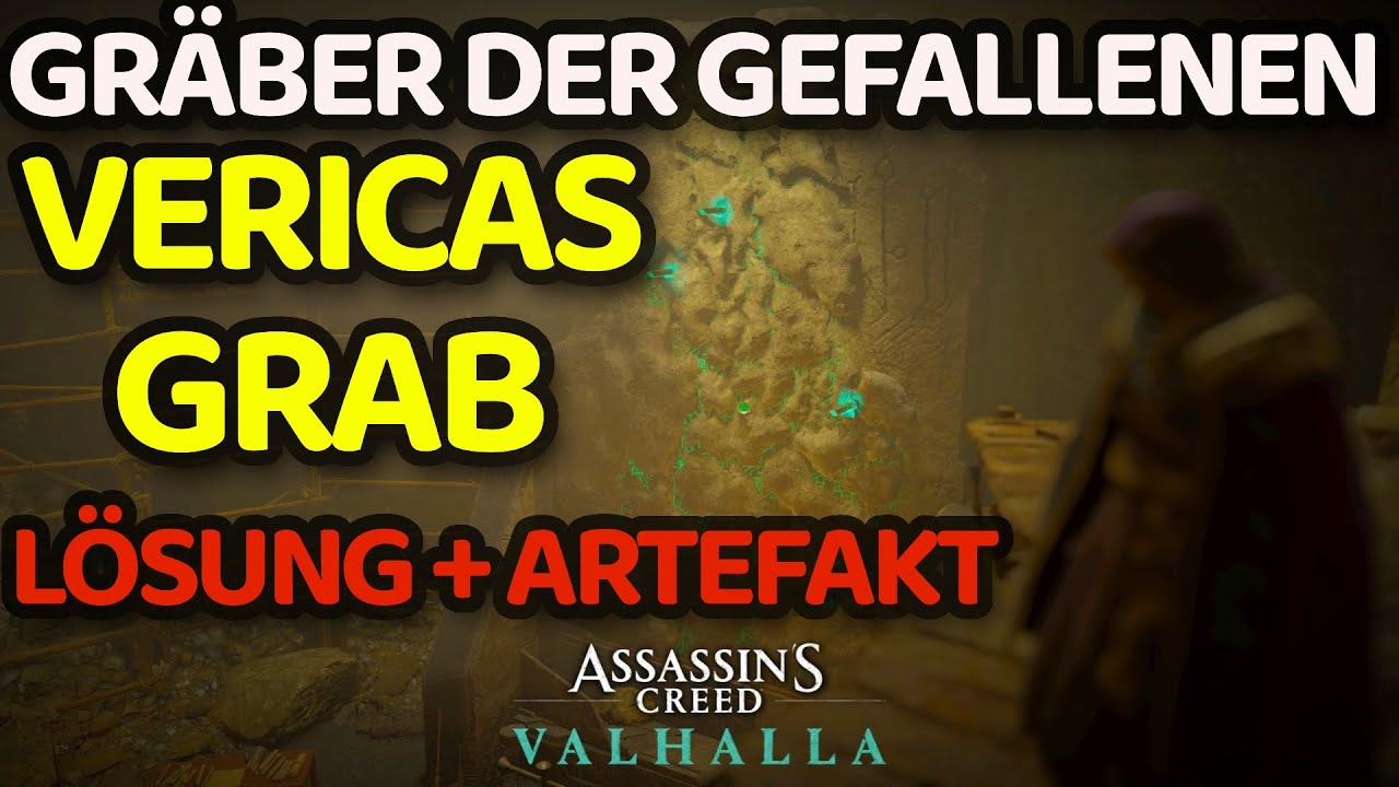 Assassins Creed Valhalla Vericas Grab + Artefakt Gräber der Gefallenen Trophy Walkthrough AC Trophäe