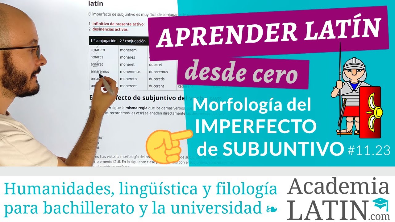 IMPERFECTO DE SUBJUNTIVO: morfología y acentuación 🤓 Curso de latín desde cero #11.23