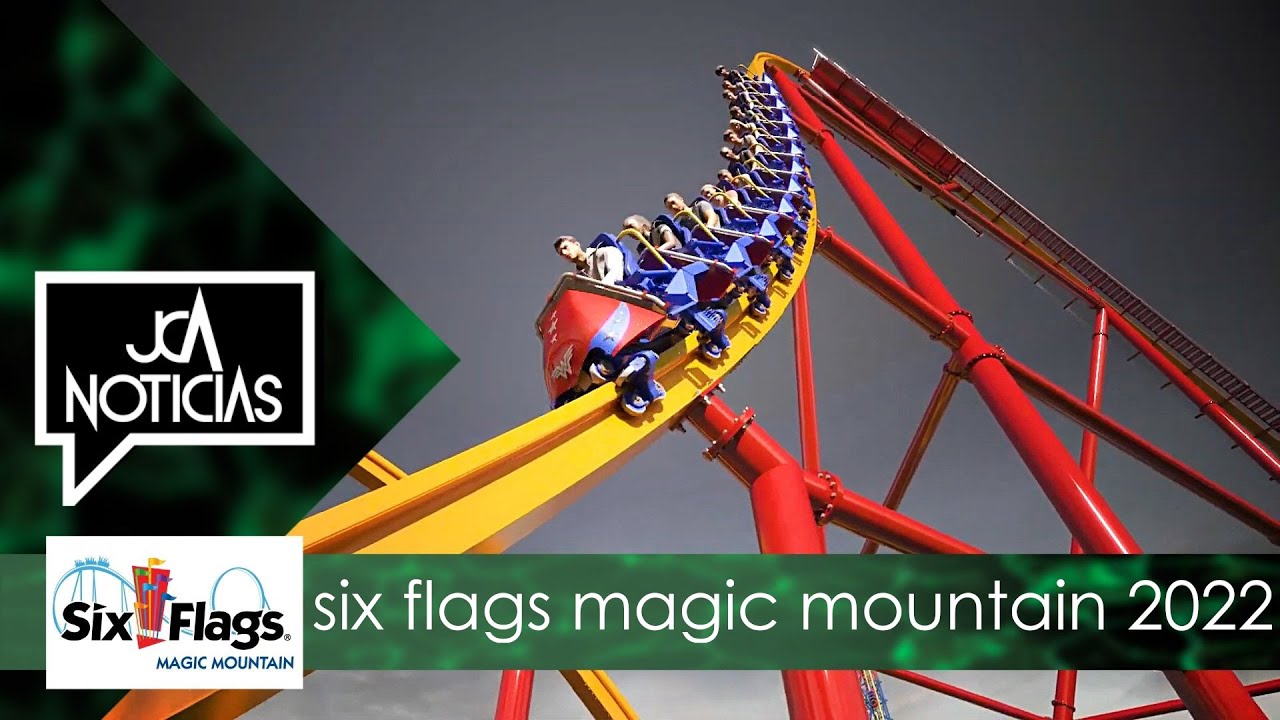 La montaña rusa MÁS ALTA y LARGA del mundo en su tipo | Wonder Woman | Six Flags Magic Mountain 2022