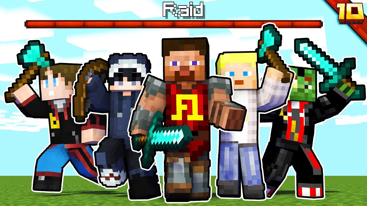 RAID in meiner Craft Attack 10 Stadt