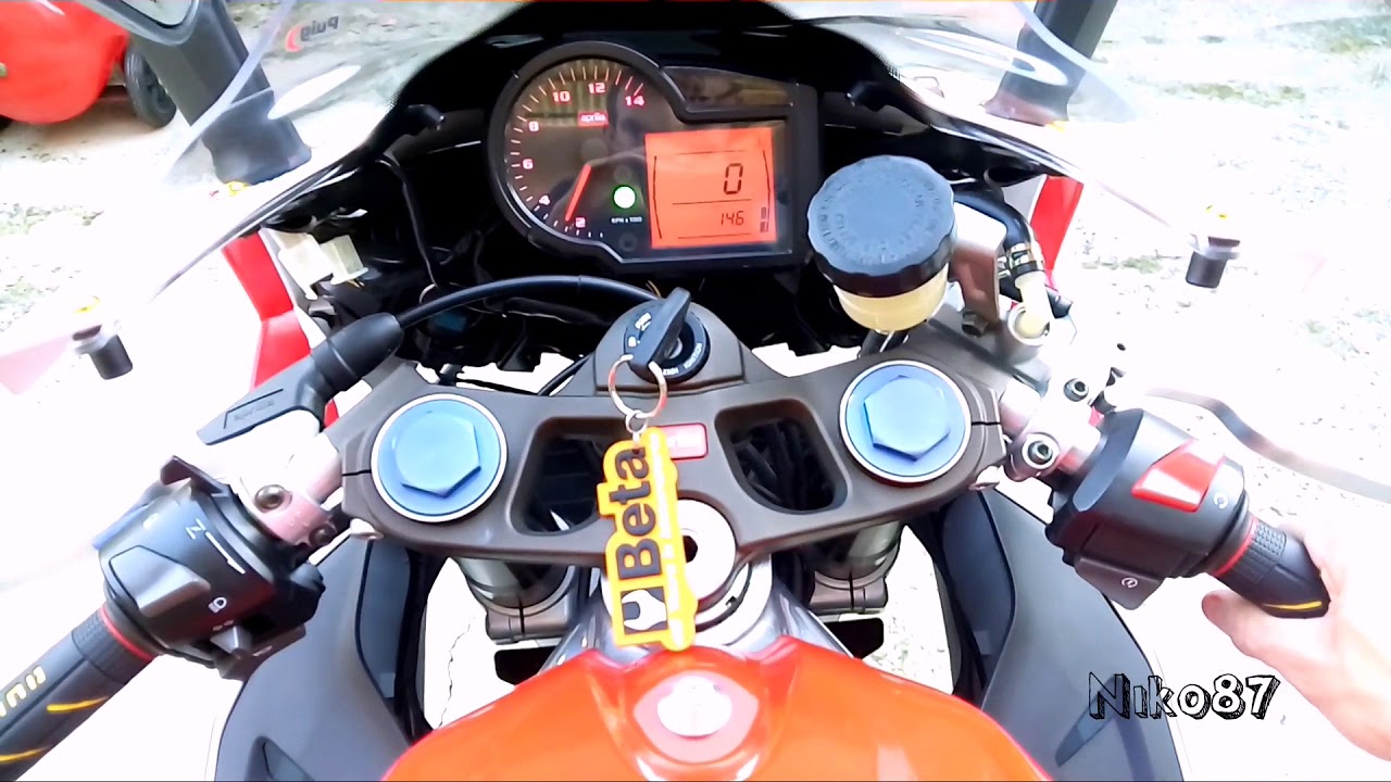 APRILIA RS 125 Warm up & Sound [Niko87]