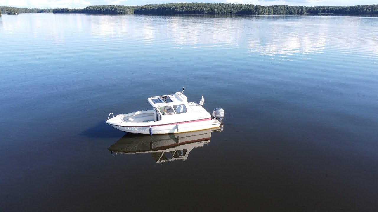 Veneilyä Vanajaselällä. SHIPPY 680 AC & Yamaha 115 Hp
