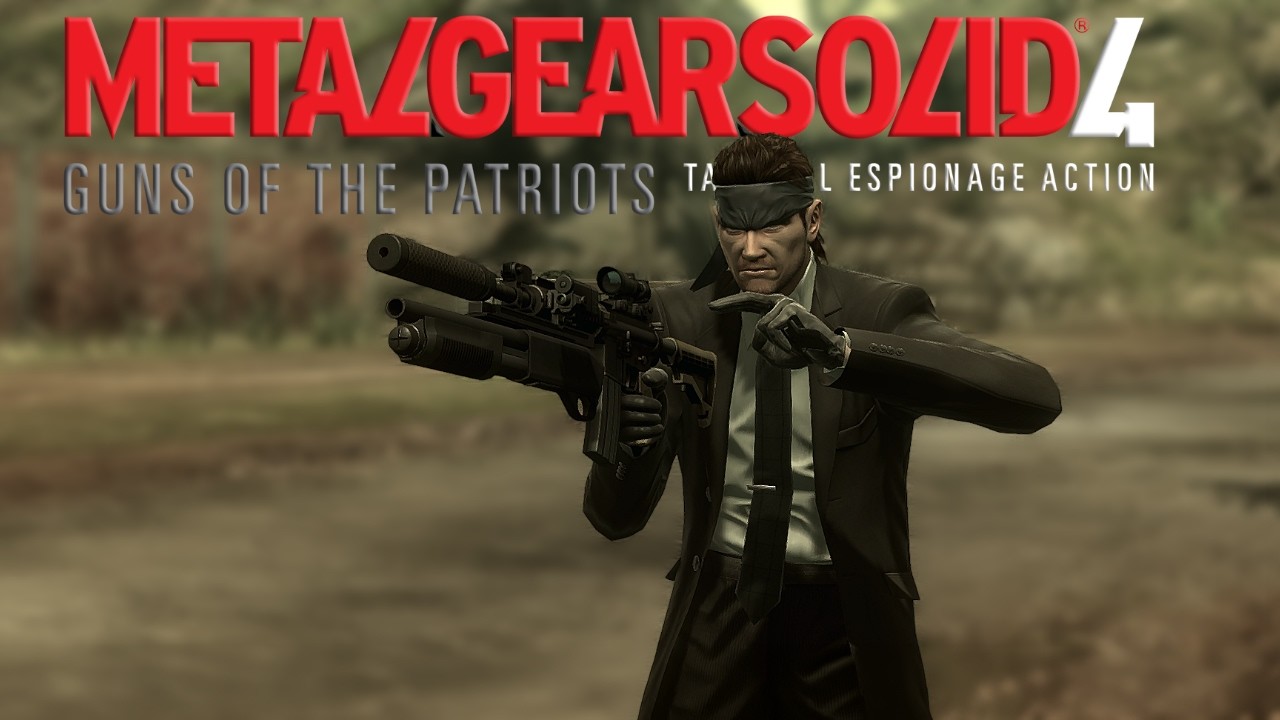 Metal Gear Solid 4 - All Weapons Showcase
