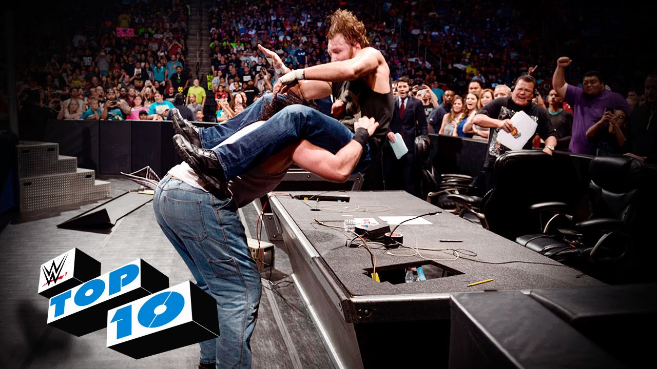 10 лучших моментов SmackDown: WWE Top 10 – 2 апреля 2015 г.