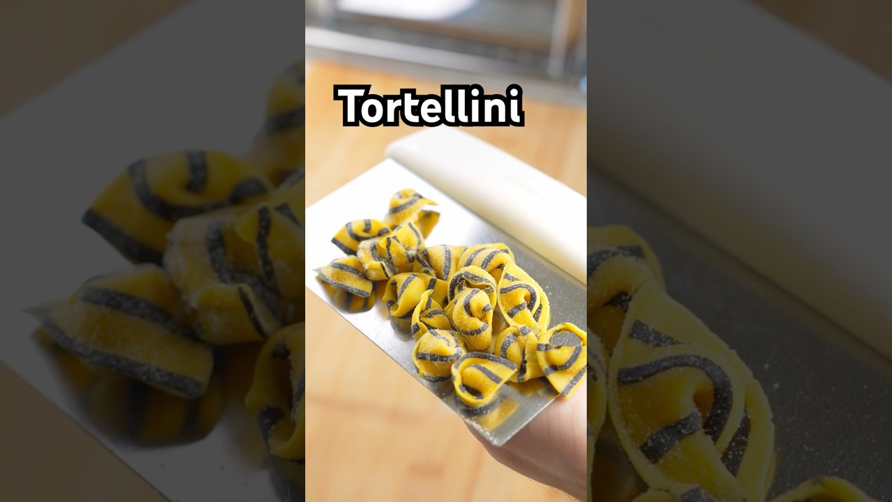 Seafood tortellini in brodo 🤌  #tortellini