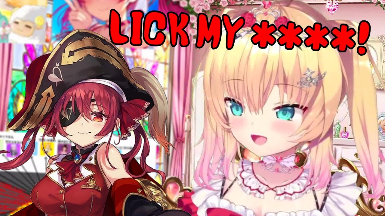 Marine tries to make HAACHAMA her pig, but HAACHAMA says no. 【Hololive/Eng Sub】