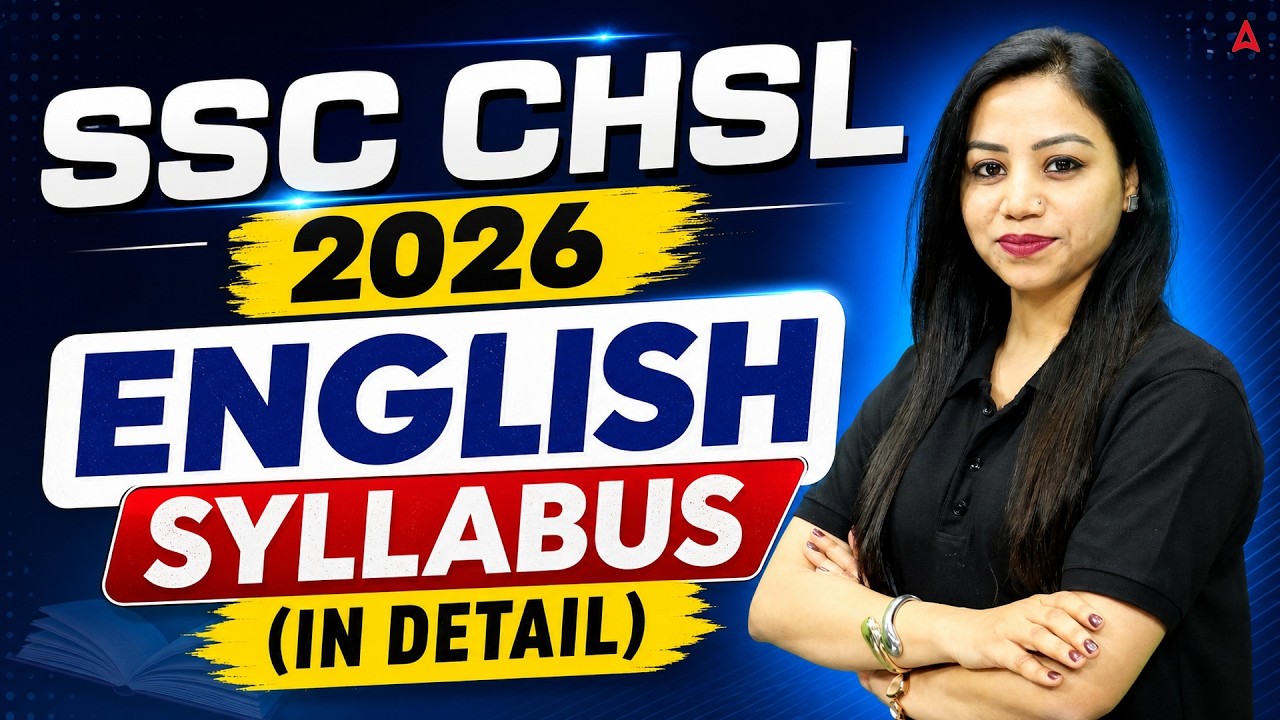 SSC CHSL English Syllabus 2026 | SSC CHSL English Syllabus & Weightage | SSC CHSL Preparation 2026