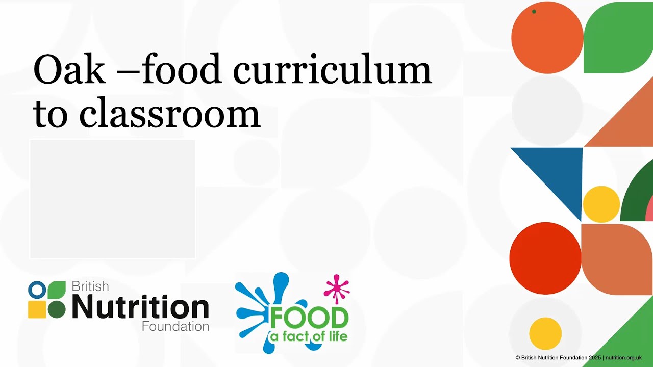 An introduction to Oak - Food curriculum to classroom