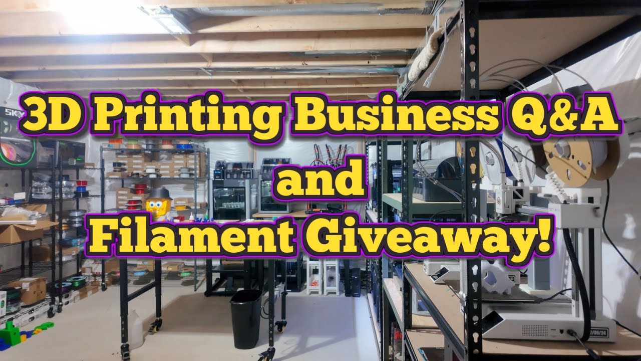 3D Printing Business Q&A | Filament Giveaway!