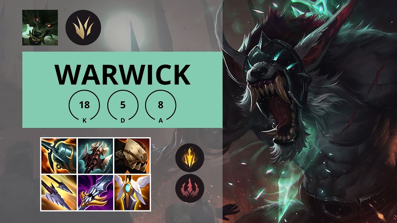 WARWICK JUNGLA 🔥18/5/8 | League of Legends | Plata