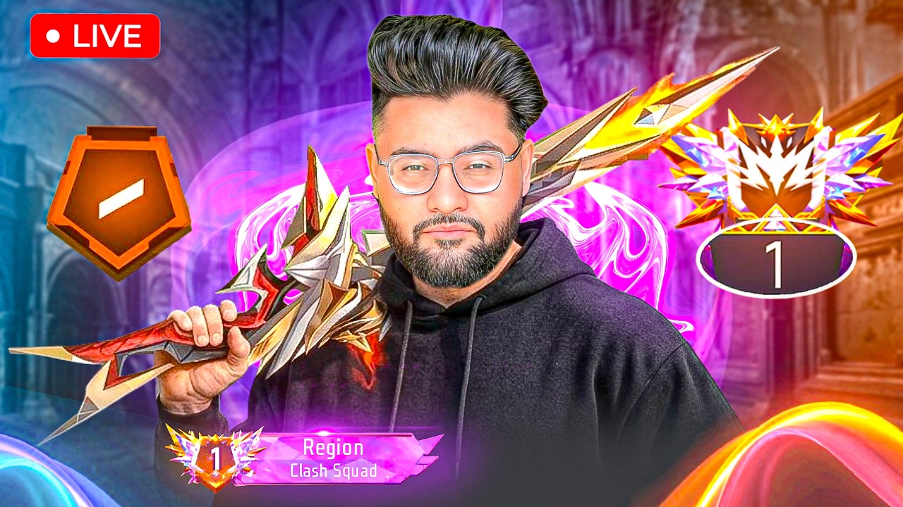 FREE FIRE LIVE 🔴DAY-2  RANK PUSH TO REGION TOP-100 🔥