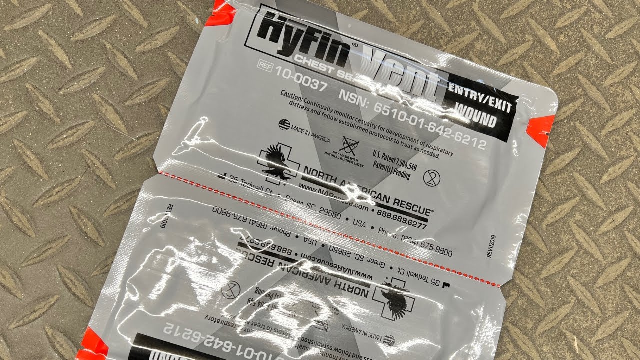HyFin Chest Seal Twin Pack - Vented