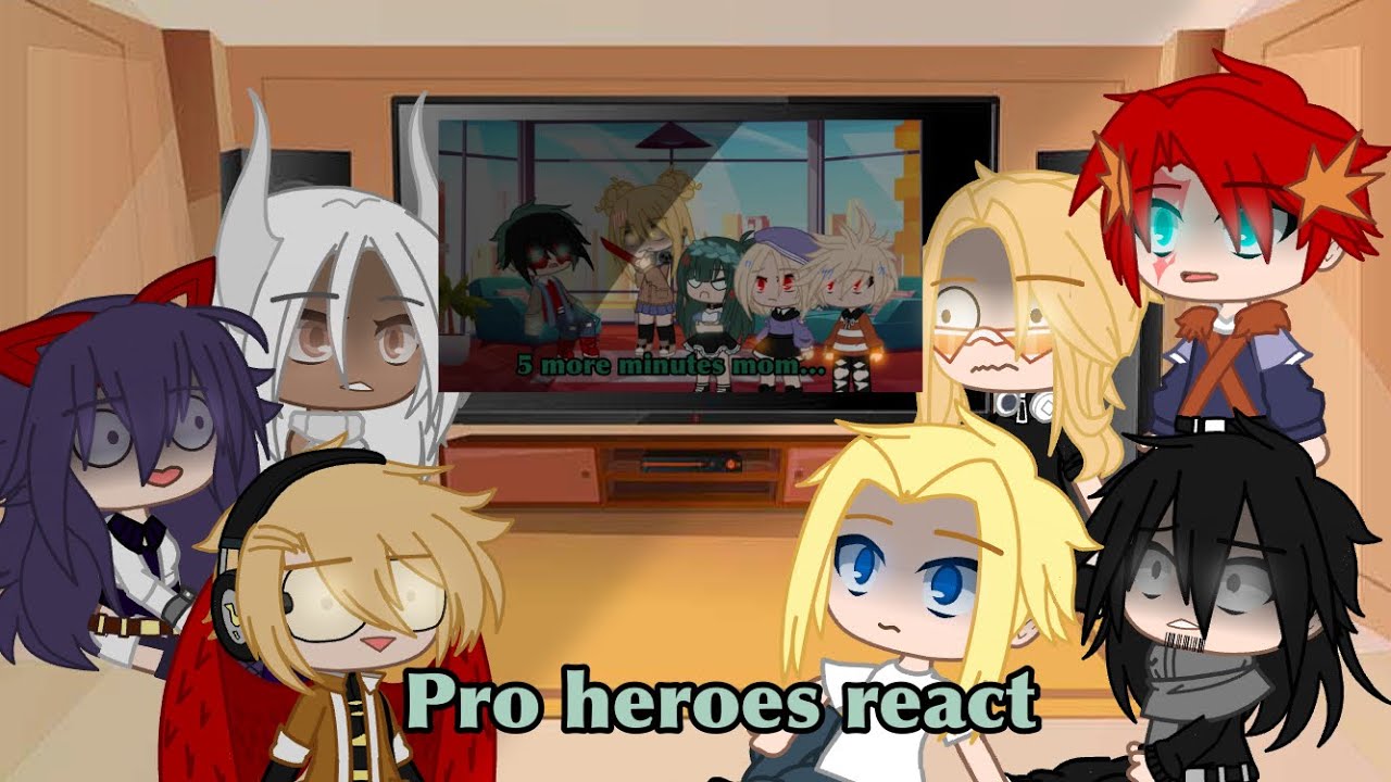 Pro heroes reaction! || Mha || Immortal Midoriya’s AU || MY AU!!