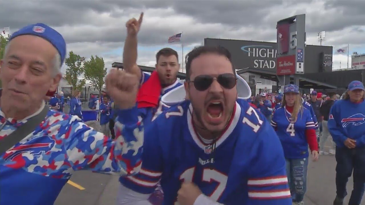 Buffalo Bills fans celebrate season opener at Highmark Stadium