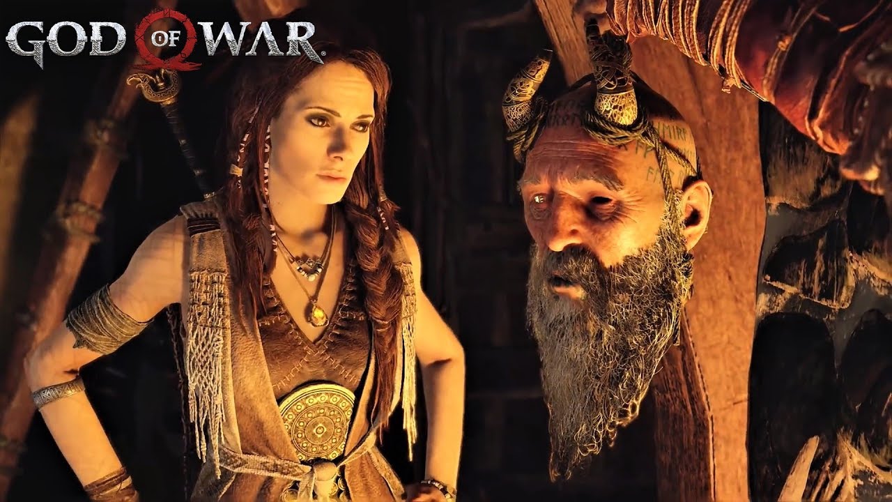 Оживление головы Мимира - God of War 4 (2018)