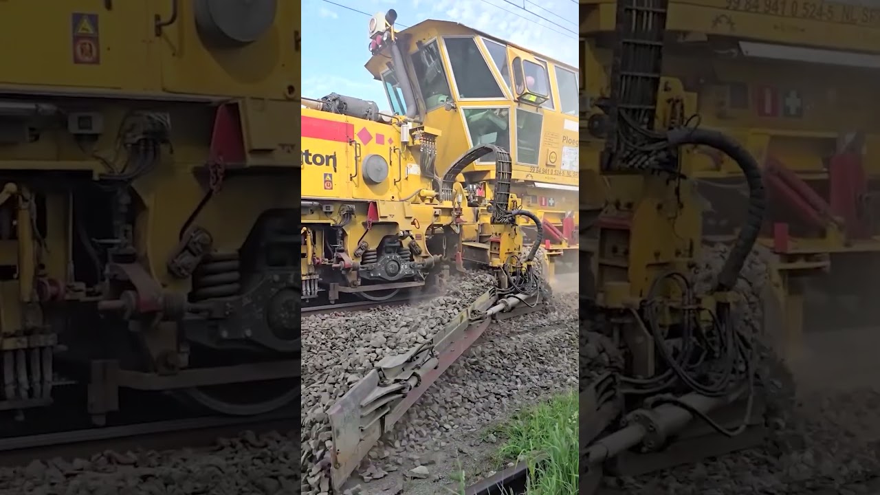 Railway Ballast Profiling by Train Using a Side Plow