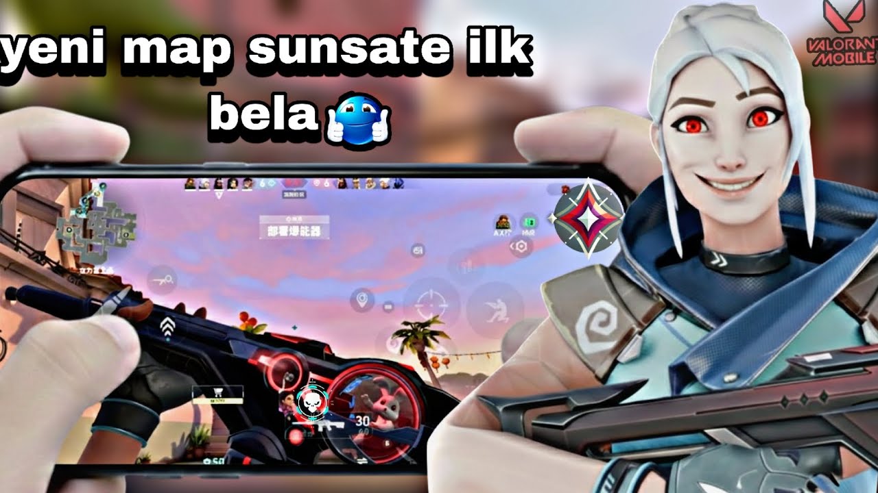 VALORANT MOBİLE YENI SUNSET HARİTASI ÇIKTI! 🔥 İLK BELA VE EFSANE ACE! 👑 