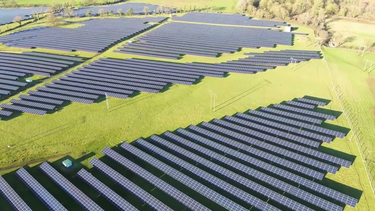 SOLAR PANEL FARM LISBURN NORTHERN IRELAND
