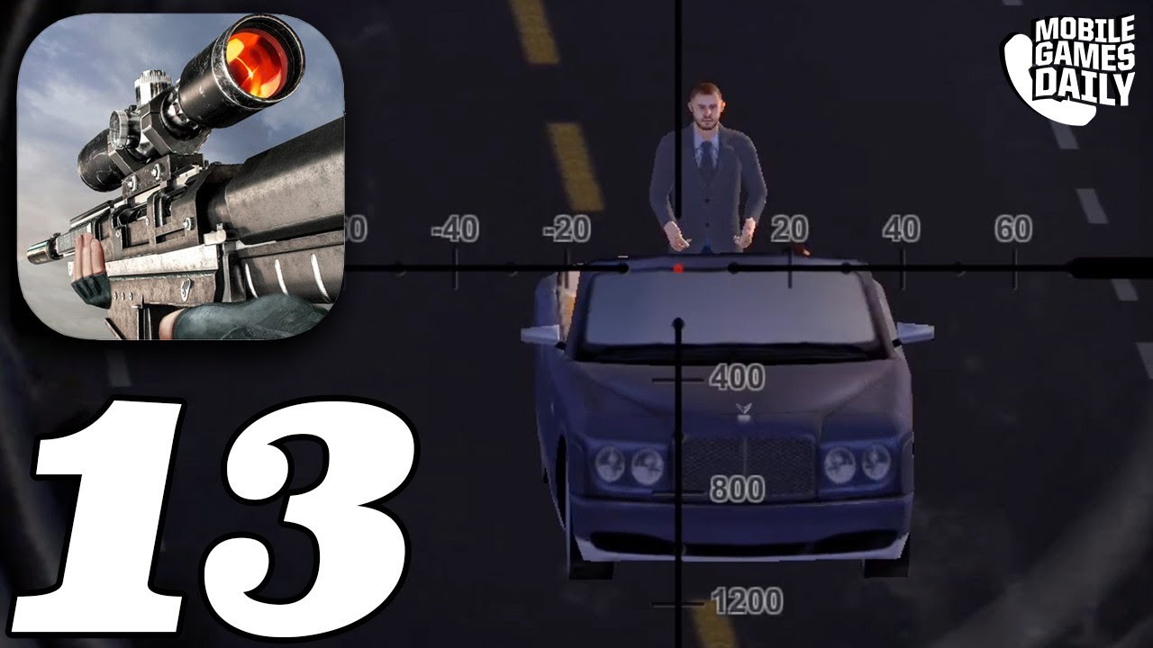 SNIPER 3D ASSASSIN - Martinville Spec Op Missions - Gameplay Walkthrough Part 13 (iOS Android)