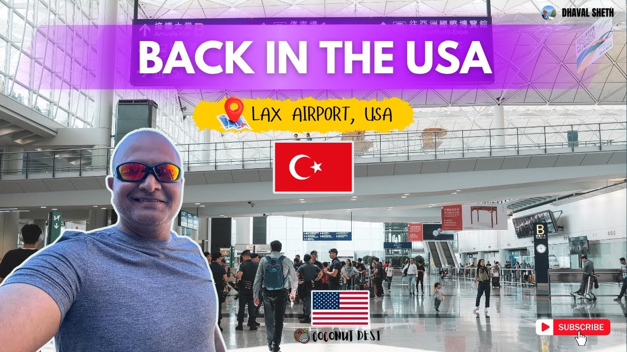 Home Sweet Home ~ Back in the USA after 14 hour flight from Istanbul, Turkey on Turkish Airlines