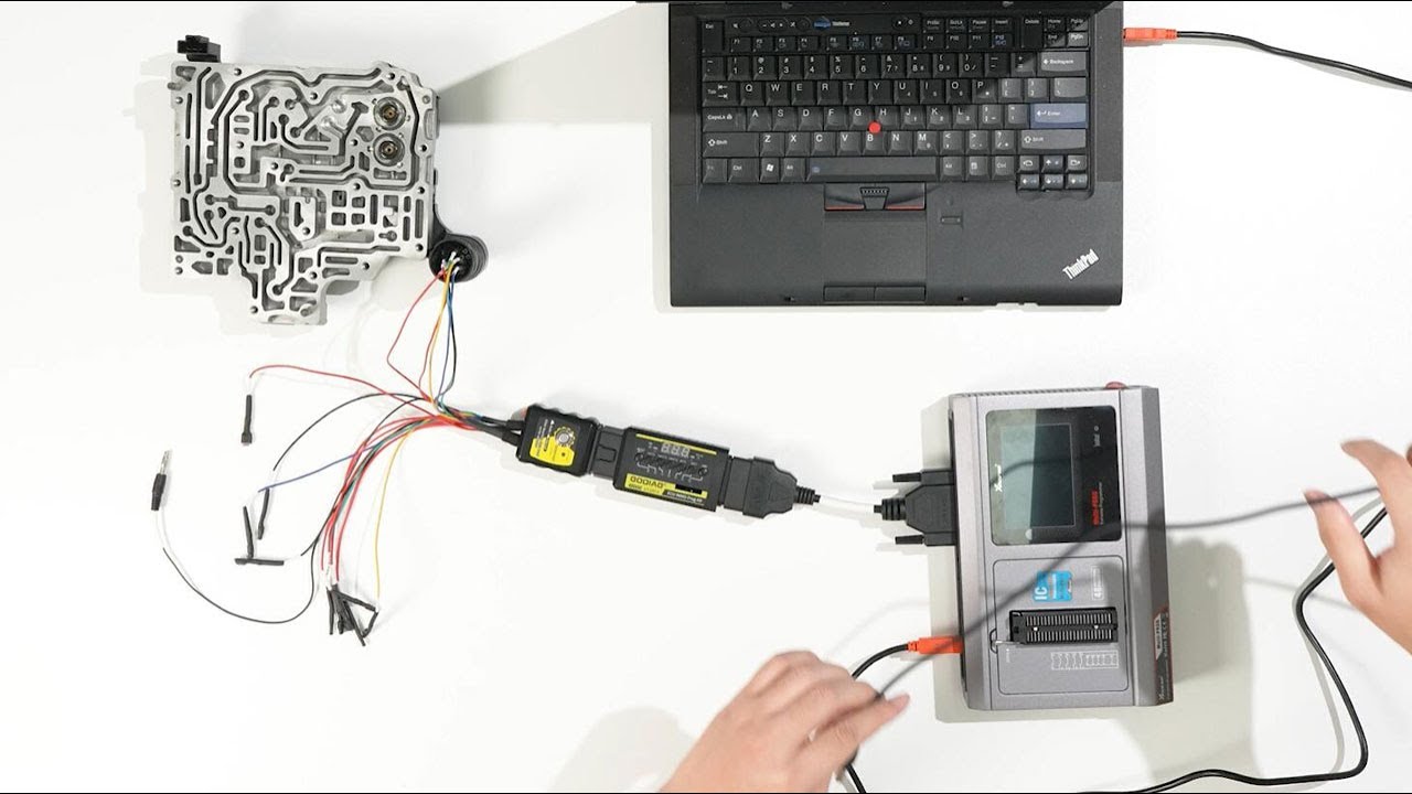 Xhorse MULTI PROG Read DQ250 TCU with GODIAG G-V Cable and GT107 GT105- OBDII365
