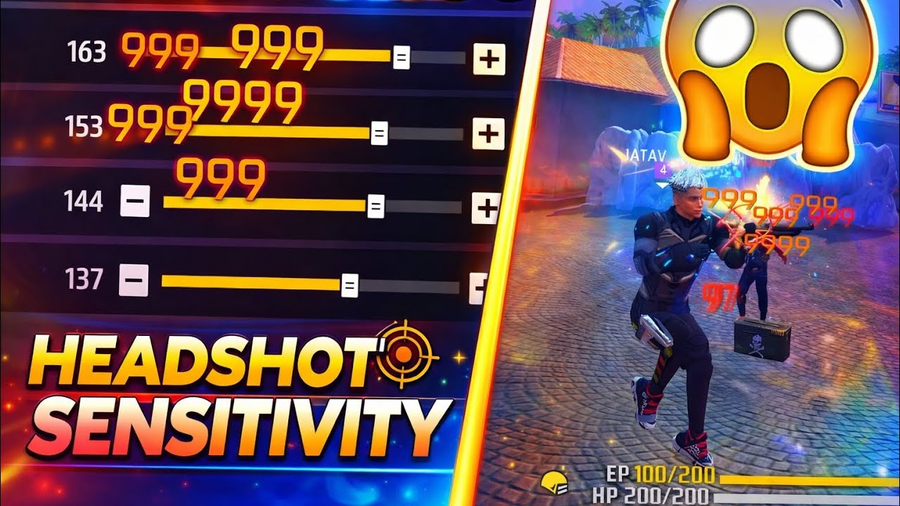 99% Headshot Sensitivity for Free Fire | No Recoil + Auto Headshot Trick”👀