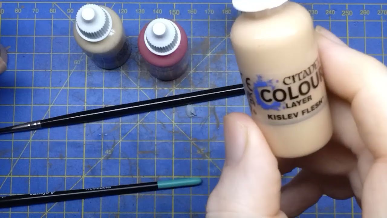 Painting a norse dwarf. Part 4. Flesh