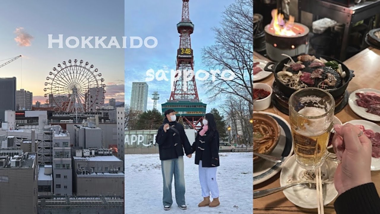 일본 홋카이도 겨울여행 𝗲𝗽.𝟭❄️삿포로 여행코스•니조시장 오이소•바리스타트커피•TV타워•시계탑•징키스칸 맛집추천•라멘신겐•편의점털기•🍯팁공유•맛집투어•숙소추천•여행브이로그