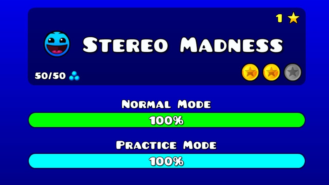 GEOMETRY DASH streo madness第一關#geometrydash