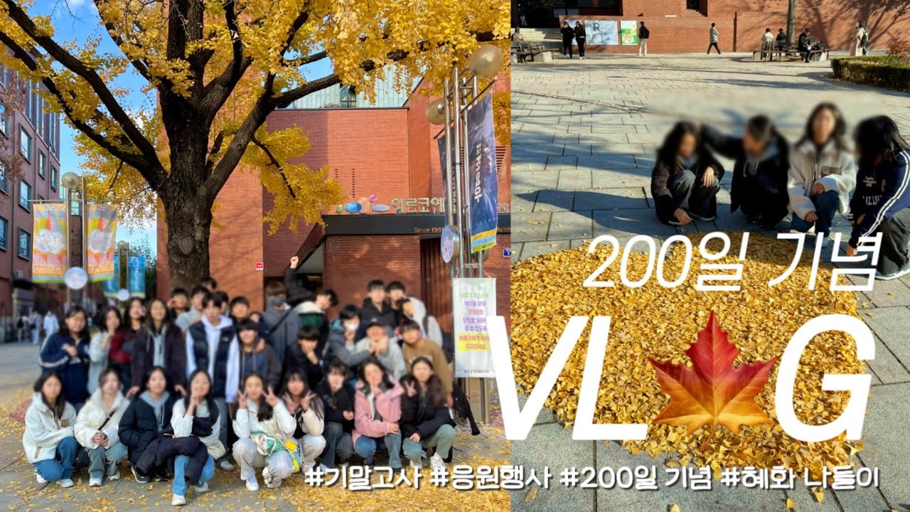 [학교Vlog] 교사 브이로그 | 기말고사 | 시험 응원 행사 | 200일 | 혜화 나들이 | 방탈출 | 연극 | 중학교 담임교사 | 학급 운영