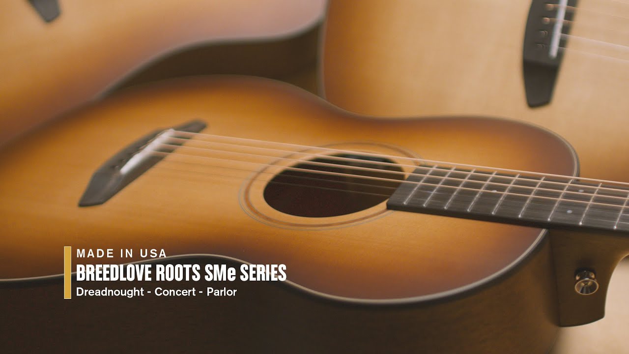 Breedlove Roots Series Sitka Spruce - Mahogany Acoustic-Electric Guitars