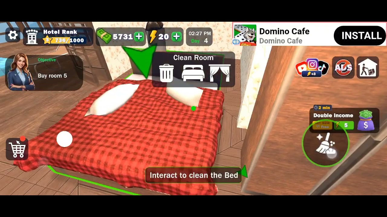 الجزء الثالث من Beach Hotel simulator 3D: جبت بيت جديد البيت الخامس 🥳🥳🥳