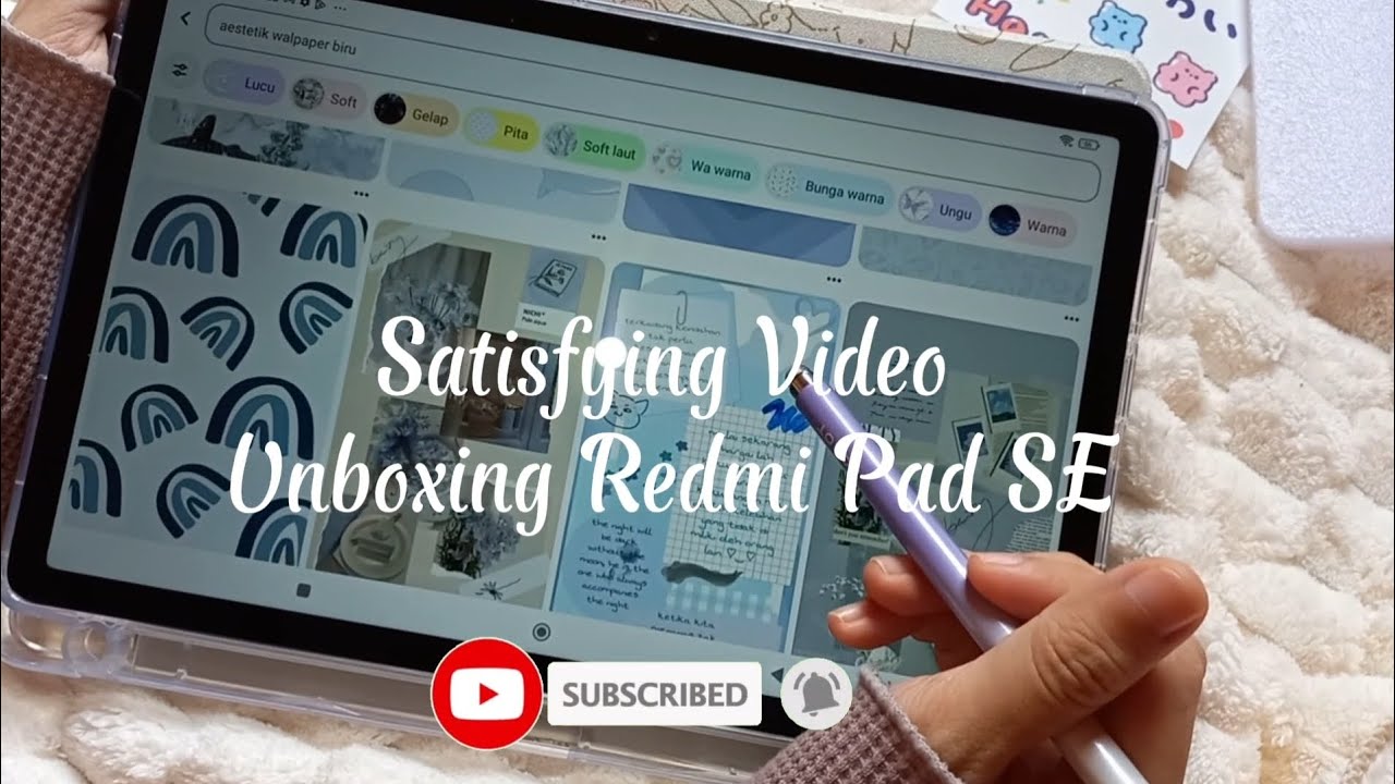 Unboxing Redmi Pad SE, Desember 2024 ✨ Aestetik & Satisfying 💙