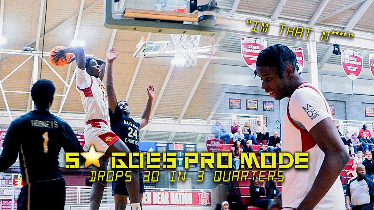 TOP 5 Senior Caleb Wilson WENT PRO MODE & DROPPED A 