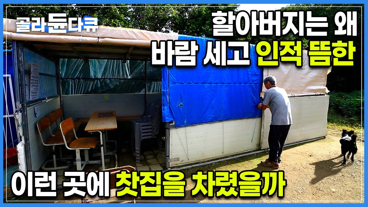 잘 팔리는 날보다 허탕인 날이 더 많은데도 매일 가게 문을 연다. 바람도 세고 사람도 많이 찾지 않는 외딴 길에 찻집을 차린 할아버지의 큰 그림ㅣ울릉도 마가목차 점방ㅣ#골라듄다큐